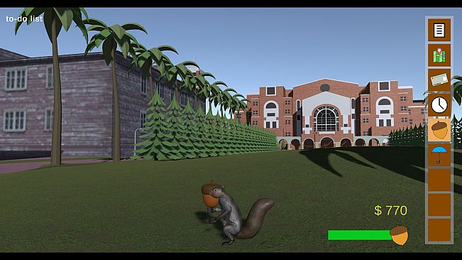 Squirrel University Simulator