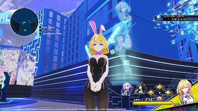 Neptunia Virtual Stars - Bunny Outfit: V-Idol Set
