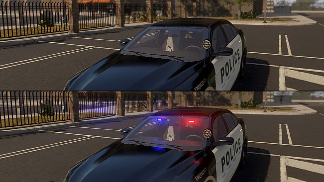 Flashing Lights: Visor Lights DLC (Police, Fire, EMS)