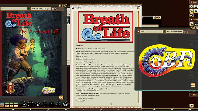 Fantasy Grounds - Breath of Life - The Archivist