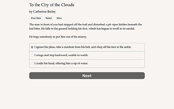 To the City of the Clouds