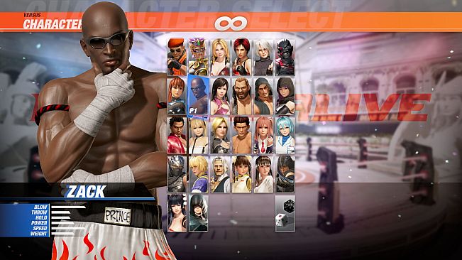 DOA6 Zack Deluxe Costume
