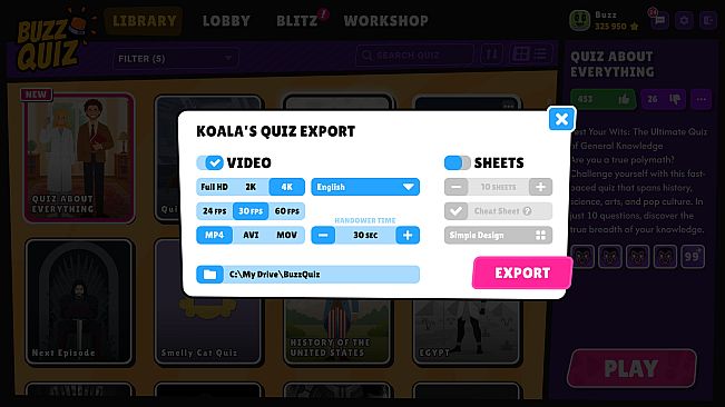 BUZZ QUIZ