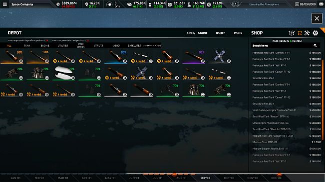 Space Company Simulator