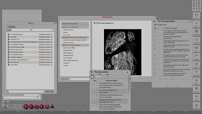 Fantasy Grounds - Monstrous Lair #11: Dark Creeper Village (Any Ruleset)
