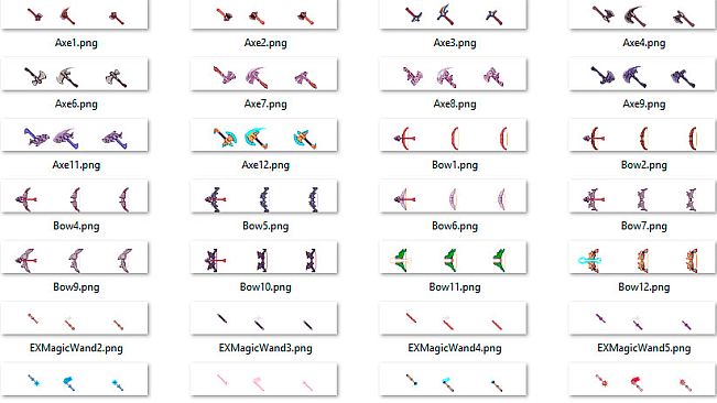 RPG Maker MZ - Medieval Fantasy Weapons Pack