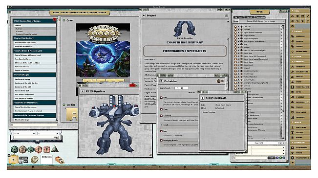 Fantasy Grounds - Rifts for Savage Worlds: Savage Foes of Europa