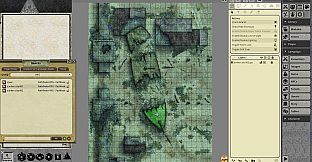 Fantasy Grounds - Pathfinder RPG - Pathfinder Flip-Mat - Sunken City