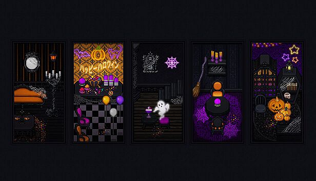 RPG Maker MV - Gothic Blue Halloween Party