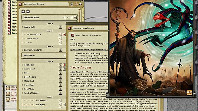 Fantasy Grounds - Mythic Monsters #31: Daemons (PFRPG)