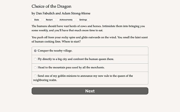 Choice of the Dragon