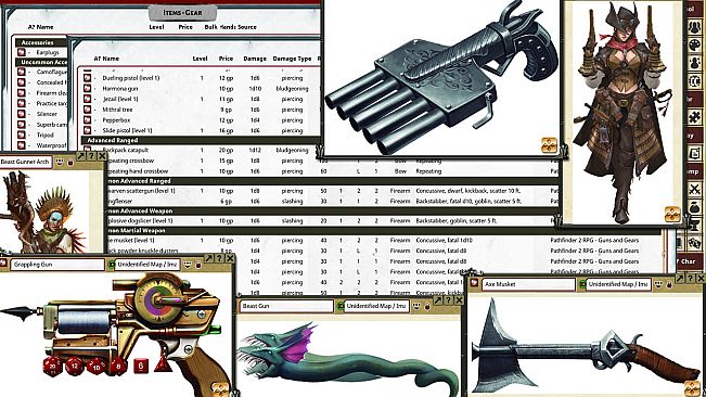 Fantasy Grounds - Pathfinder 2 RPG - Guns & Gears