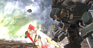 EARTH DEFENSE FORCE 6 - Fencer Weapons: 'OneeChanbara ORIGIN' illustrated 'Disguised Body Pillow'.