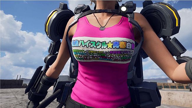 EARTH DEFENSE FORCE: IRON RAIN - Creation parts: Tank Top: Natsuiro High School