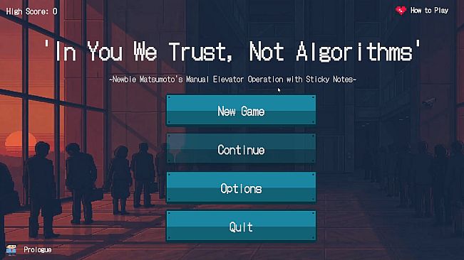 'In You We Trust, Not Algorithms' ~Newbie Matsumoto's Manual Elevator Operation with Sticky Notes~
