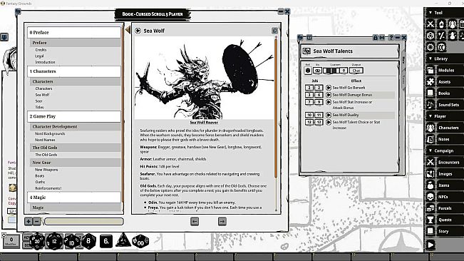 Fantasy Grounds - Cursed Scroll Zine, Vol. 3: Midnight Sun
