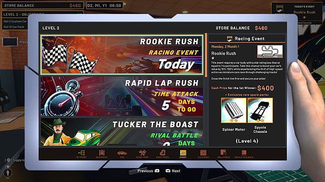 Mini Racer Car Shop Simulator