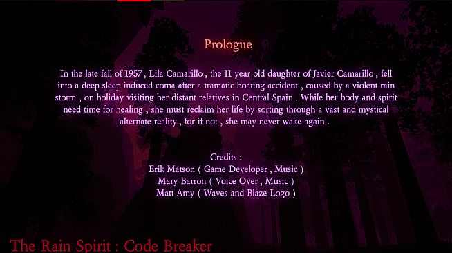 The Rain Spirit : Code Breaker