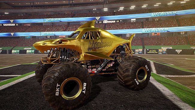 Monster Jam Steel Titans - Gold Truck Bundle