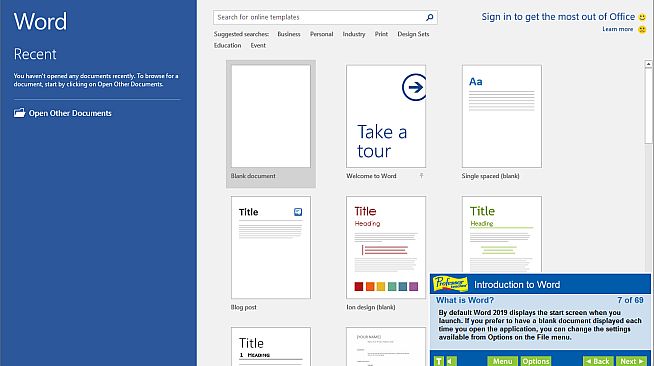 Professor Teaches Word 2019