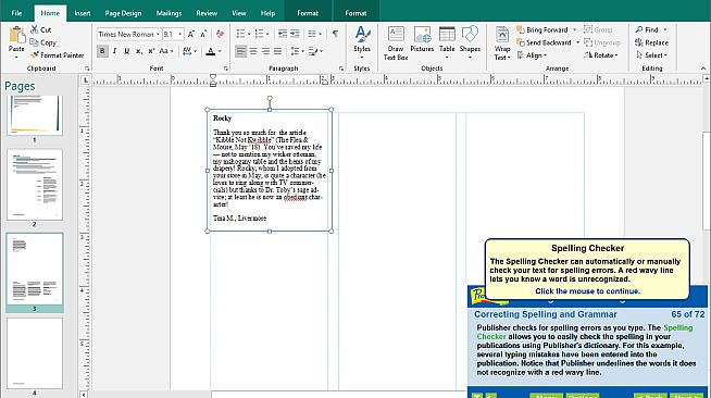 Professor Teaches Publisher 2019