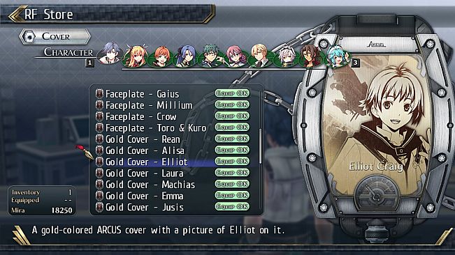 The Legend of Heroes: Trails of Cold Steel II - All Arcus Covers