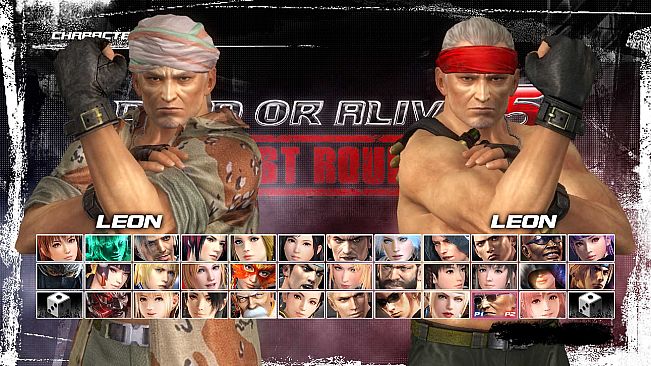 DEAD OR ALIVE 5 Last Round: Core Fighters Character: Leon
