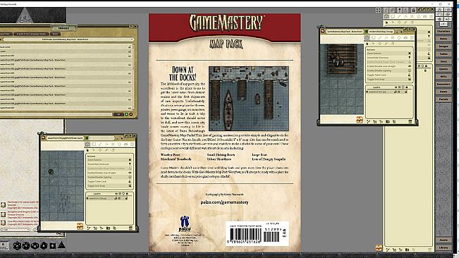Fantasy Grounds - Pathfinder RPG - Gamemastery Map Pack Waterfront