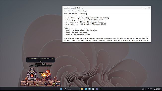 My Desktop Dwarf: Taskbar Forge