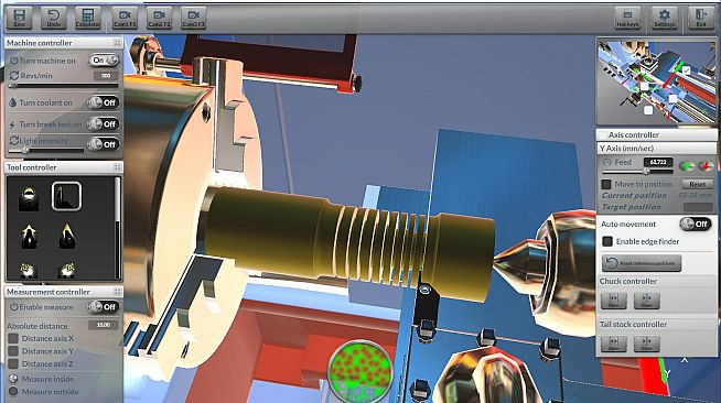 Lathe Machine Simulator