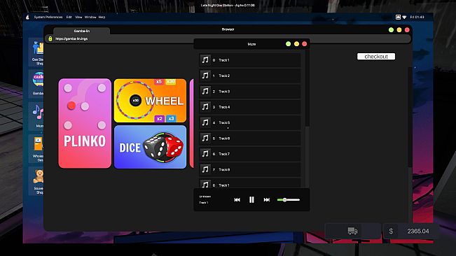 Late Night Gas Station