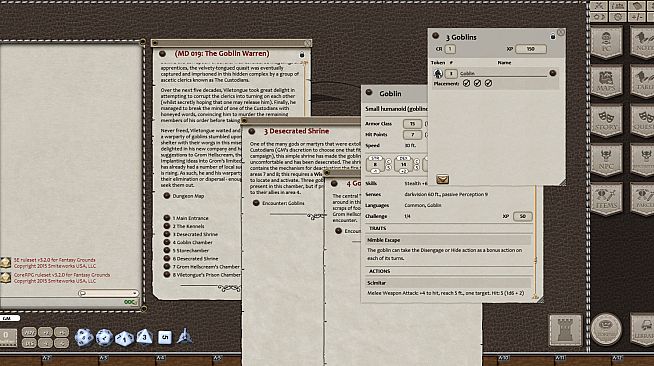 Fantasy Grounds - Mini-Dungeon #019: The Goblin Warren (5E)