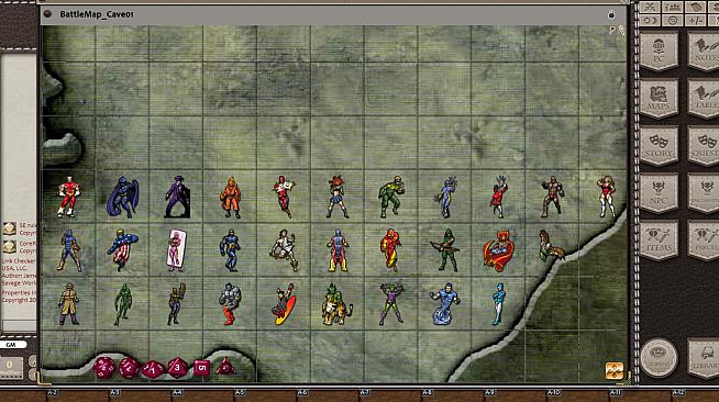 Fantasy Grounds - Disposable Heroes: Superhero Statix Set One (Token Pack)