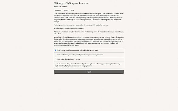 Cliffhanger: Challenger of Tomorrow