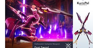 KurtzPel - Halloween Vampire Dual Sword