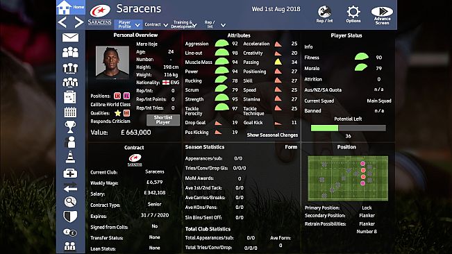 RUTM 2017 - Season 2018/19 Update