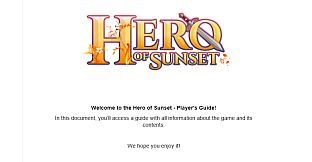 Hero of Sunset - Guide