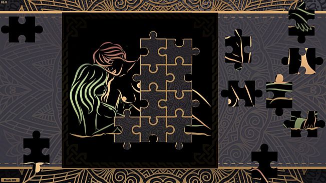 LineArt Jigsaw Puzzle - Erotica 4