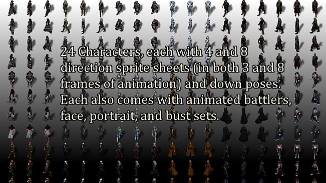 RPG Maker VX Ace - High Fantasy Main Party Pack I