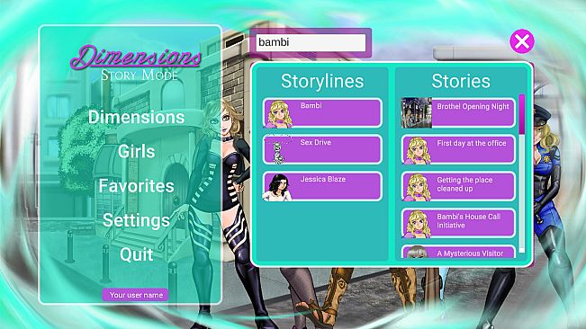 Dimensions: Story Mode
