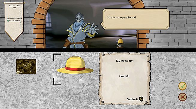 Your quest, please
