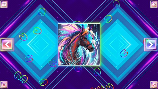 Neon Fantasy: Horses