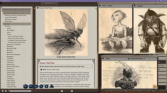 Fantasy Grounds - Professor Gilroy's Guide to Fey