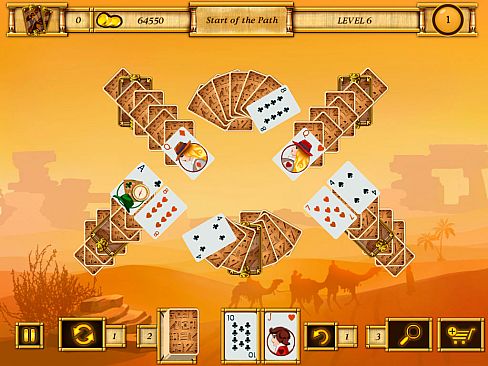 Egypt Solitaire. Match 2 Cards