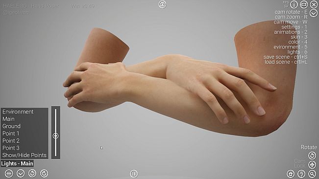HAELE 3D - Hand Poses Pro - Drawing References
