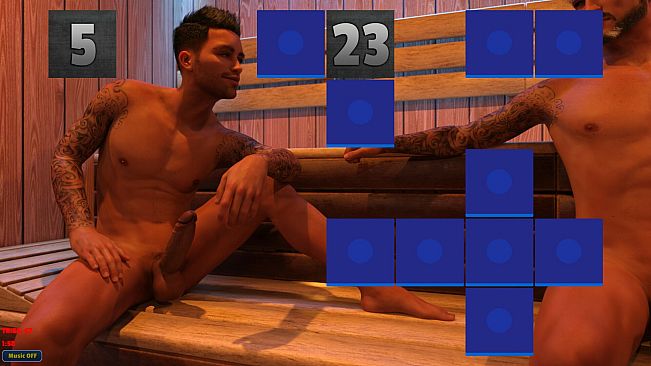 Sexy Memory Puzzle - Gay Sauna