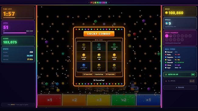 Plonkers - totally bonkers plinko