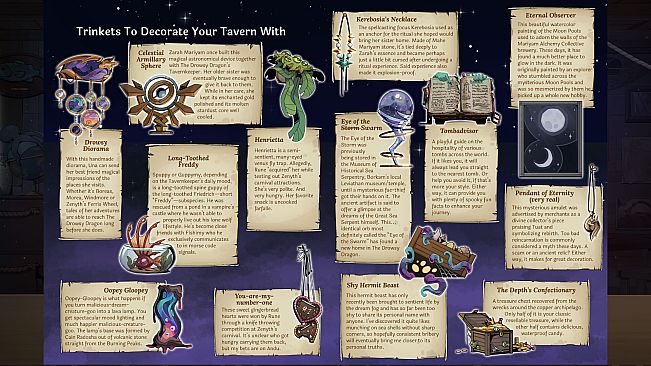 Tavern Talk 2: Dreamwalker - Lorebook