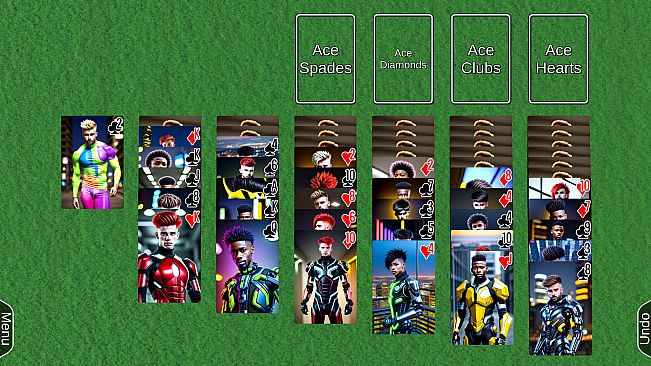 AI Solitaire - Handsome Heroes