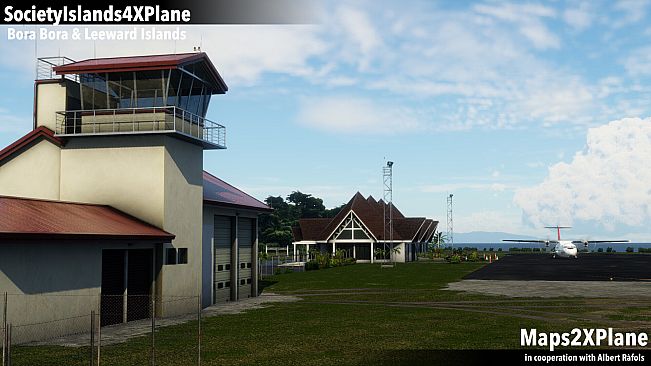 X-Plane 12 Add-on: Aerosoft - Society Islands XP - Bora Bora & Leeward Islands